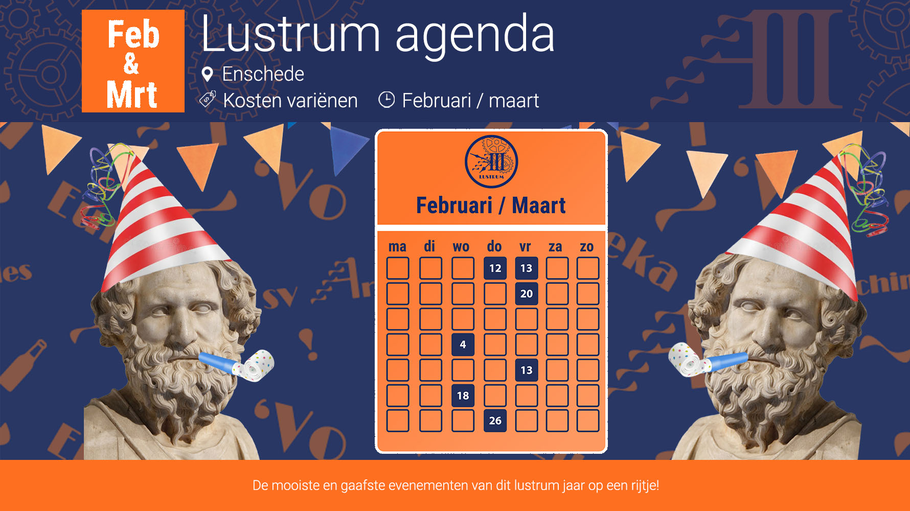 Lustrum agenda