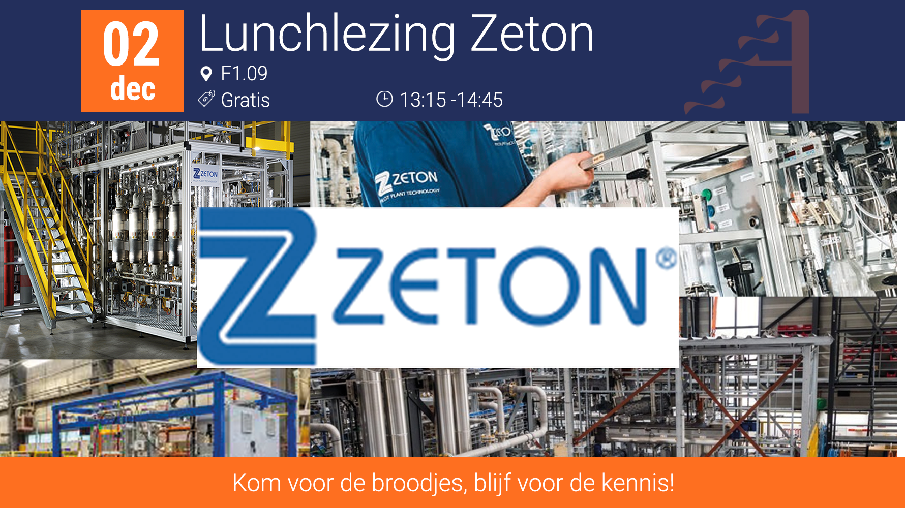 Lunchlezing Zeton